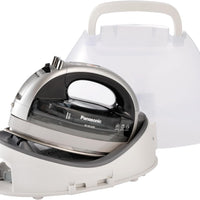 Panasonic Cordless Iron 360-Quick, cord-reel, stainless steel soleplate, 1500W, blue & black | NI-WL600