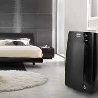 DeLonghi PACEX370LN Portable Air Conditioner: 12,000 BTU/h, black