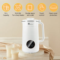 ByOrient Soymilk Maker: 1.0L, 8 functions | BO-MSM01