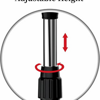 Optimus Stand Fan | F-1650BK | 16'' oscillating, 3-speed, black