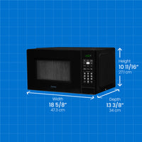 Danby Microwave Oven: 0.9 cu.ft, 900W, black | DBMW0921BBB