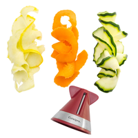 Cuisipro | 747399 | Spiral Cutter, Set of 2: Red & Black