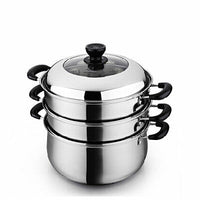 Charms Stainless-Steel Steamer 3-Layers 2-Trays |30CK04| 30cm