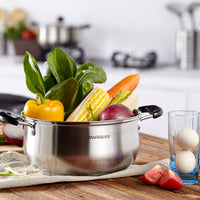 Charms Stainless-Steel Casserole Pot with Glass Lid |20JBC10| 20cm