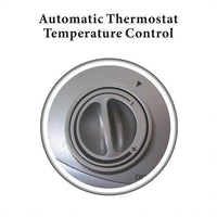 Optimus Ceramic Heater: 750W/1500W, ceramic, compact, silver | H-7004