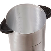 Hamilton Beach Coffee Urn: 45 cup, with easy-view water window, brushed aluminum | 40519C