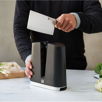 Zwilling V-EDGE knife sharpener: 8cm, black ABS | 32605-000