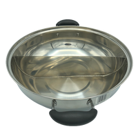 Charms Split Hot Pot 32cm stainless steel | 32-CS034