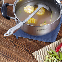 Charms Stainless-Steel Casserole Pot with Glass Lid |22JBC10| 22cm