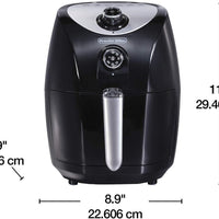 35055 | Proctor-Silex Air Fryer: 1.5L capacity, black