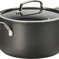 6445-22 | Cuisinart Hard Anodized Dutch Oven, 5-quart with Glass Cover