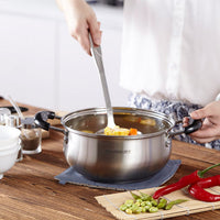 Charms Stainless-Steel Casserole Pot with Glass Lid |24JBC10| 24cm