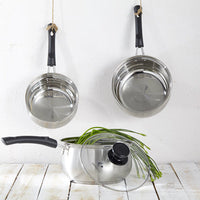 Charms Stainless-Steel Sauce Pan with Glass Lid |18JAC10| 18cm