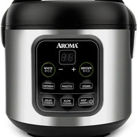 ARC-994SB | Aroma Rice Cooker 4 Cups, s/s, Digital