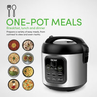 ARC-994SB | Aroma Rice Cooker 4 Cups, s/s, Digital