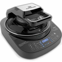 AirGO 5-in-1 Cooking System |AP360| Crepe/Naan Maker, Mini-Oven, Indoor Grill, Air Fryer, Robotic Stir Fryer