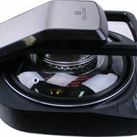 AirGO 5-in-1 Cooking System |AP360| Crepe/Naan Maker, Mini-Oven, Indoor Grill, Air Fryer, Robotic Stir Fryer