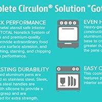 87376 | Circulon Symmetry Hard Anodized Non-Stick Cookware 11 Piece Set