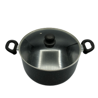 Healthy Bear 28cm aluminum Dutch Oven w/lid INDUCTION | BCAL-28DOG-IN