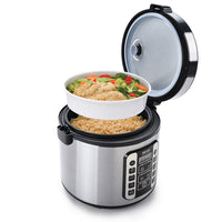 Aroma ARC-1120SBL SmartCarb Rice Cooker: 10 cup, multi-function