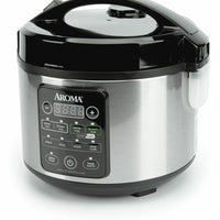 Aroma ARC-1126SBL SmartCarb Rice Cooker: 6 cup, multi-function