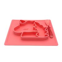 Tootsie B Unicorn Silicone Sectioned Plate | 05047