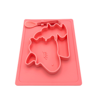 Tootsie B Unicorn Silicone Sectioned Plate | 05047
