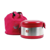 Whale / Sun Kung Thermal Lunch Kit |J950EB| 0.95L with divider basket, incl carrying bag, assorted color(blue/red)
