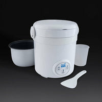 What you will find inside: Aroma mi Rice Cooker, Inner Cooking Pot, Rice Measuring Cup and Spatula