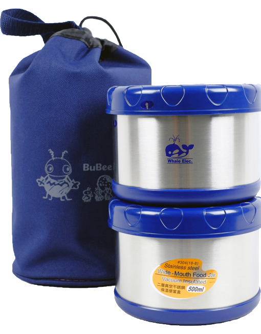 Bubee K850B Stainless Steel Vaccum Lunch Jar