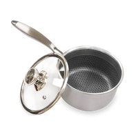 Targu Hybrid Sauce Pan: 16cm with glass lid | BC-HW16SPG