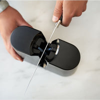 Zwilling V-EDGE knife sharpener: 8cm, black ABS | 32605-000