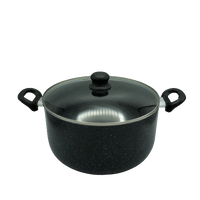 Healthy Bear 28cm aluminum Dutch Oven w/lid INDUCTION | BCAL-28DOG-IN