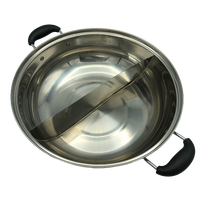 Charms Split Hot Pot 32cm stainless steel | 32-CS034