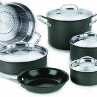 Cuisinart GreenGourmet 10-pc Cookware Set: hard-anodized, non-stick | GG-10