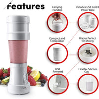 Aroma Travel Blender: 7oz rechargable USB powered | AMX-001