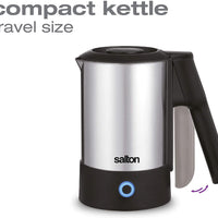 Salton travel Kettle: 0.6L, 1000W, stainless steel | JK-2035