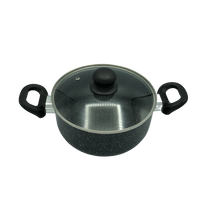 Healthy Bear 20cm aluminum Caserole w/lid INDUCTION | BCAL-20CPG-IN