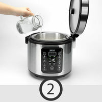 Aroma ARC-1120SBL SmartCarb Rice Cooker: 10 cup, multi-function