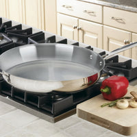 Cuisinart Chef's Classic Skillet w/helper handle: 36cm, stainless steel | 722-36H