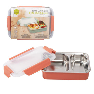 L. Gourmet Bento Lunch Box w/ Locking Lid, 22x15.5x6.5cm | 70884