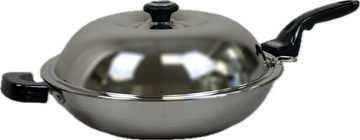 Whale | WW-30F | 5-layer Stainless Steel Wok: 30cm