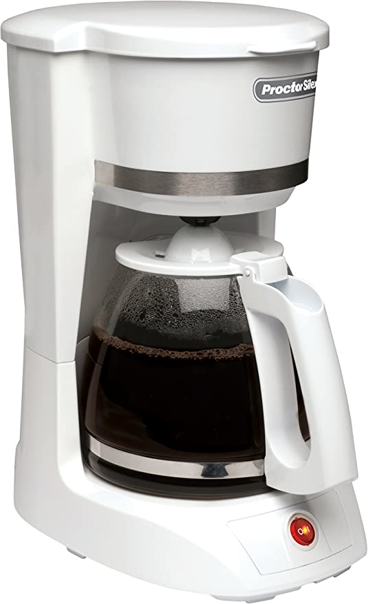 Proctor-Silex Coffee Maker 12-cup, white | 43801