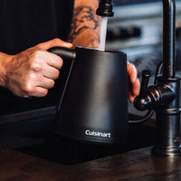 Cuisinart Cordless Gooseneck Kettle: 1.0L, 1200W, Variable temperature 140&deg;-212&deg;F, s/s body w/matte black finish | GK-1C