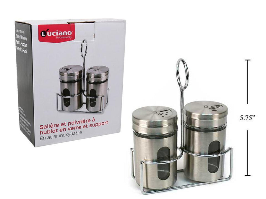 Luciano S/S Salt & Pepper Set | 80973