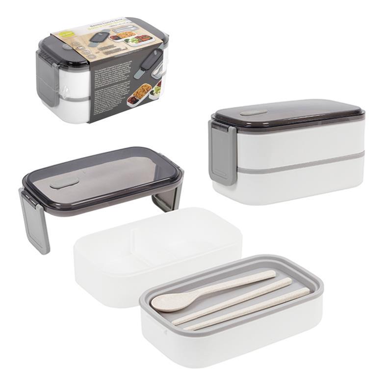 L. Gourmet Bento Lunch Box 1400ml 12.2X11.3X22cm | 70888