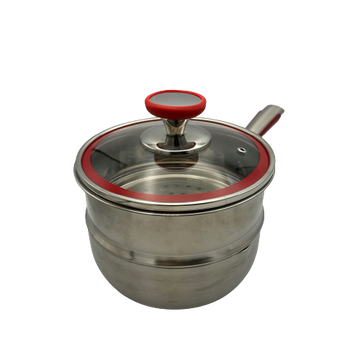 Targu Hybrid Sauce Pan: 18cm with glass lid | BC-HW18SPG