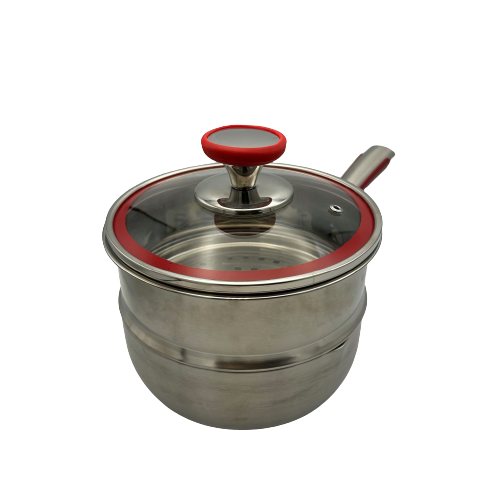 Targu Hybrid Sauce Pan: 18cm with glass lid | BC-HW18SPG