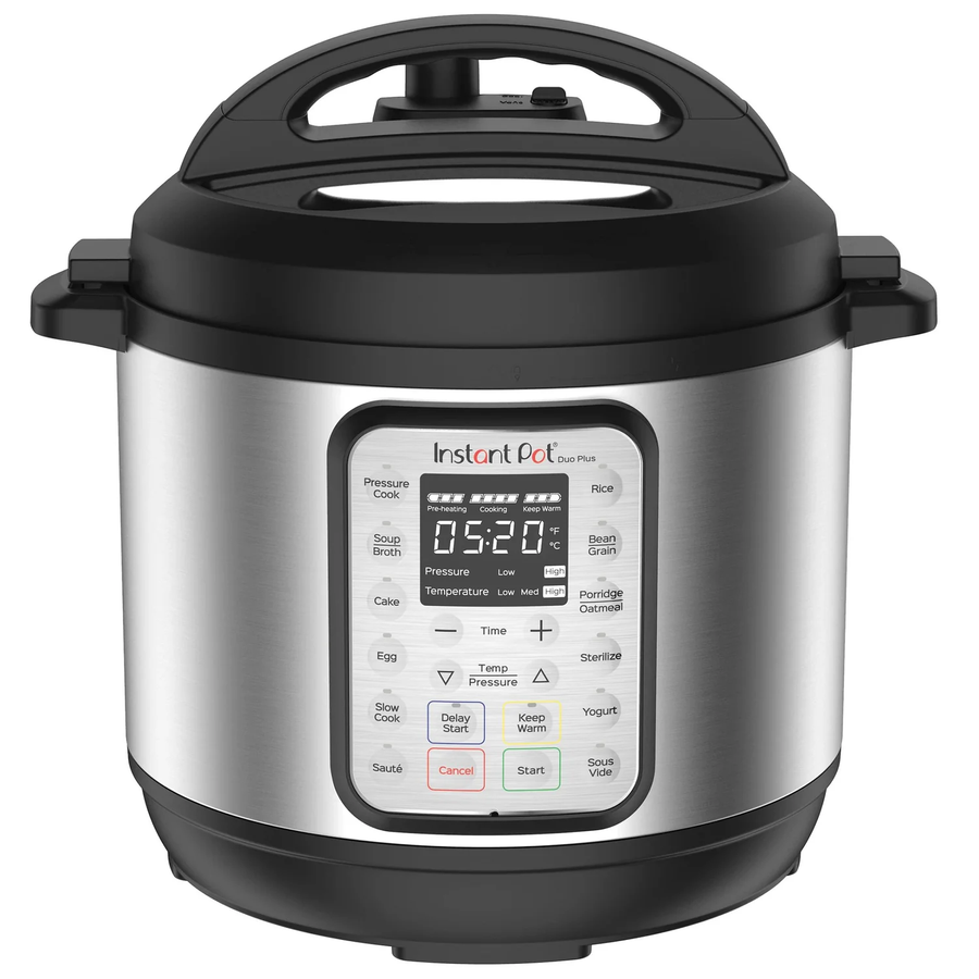 Instant Pot | 110-0039-01 | Duo Plus V3 Pressure Cooker: 3.0-Qt, Black & Stainless Steel