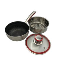 Targu Hybrid Sauce Pan: 18cm with glass lid | BC-HW18SPG